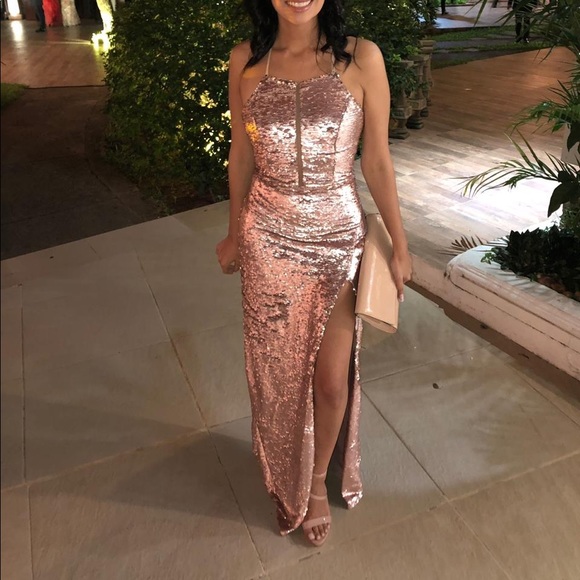 Amazing rose gold dress - Picture 1 of 7